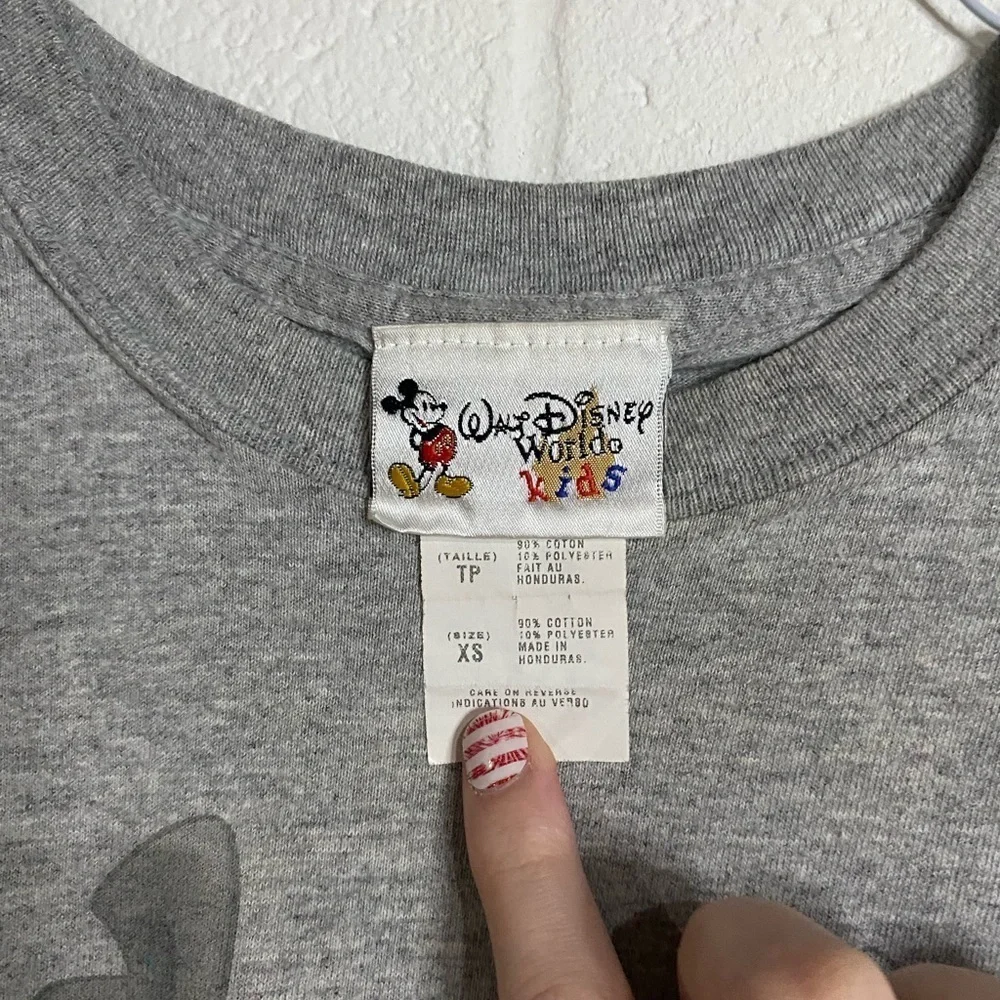 Disney Kids Gray Stitch Tee xsmall